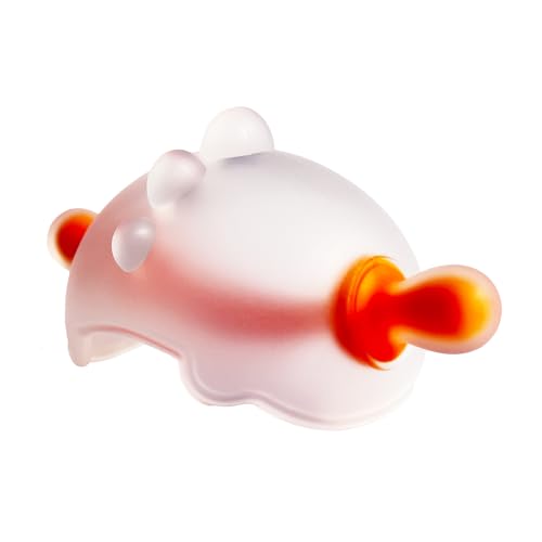 Aurrea Baby Teething Toys for Babies 3-6 Months, Baby teethers for Babies 6-12 Months, Baby teether Soother, Squishy Soft,None Glue,Silicone Teether,BPA Free