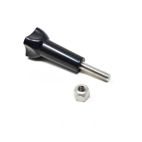 Action Pro 4 X Stainless Steel Long Thumb Knob Bolt Nut Screw Compatible with GoPro 12 11 10 9 8 7 6 5 4 | Insta 360 | DJI