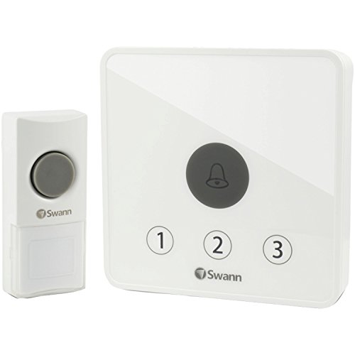 Swann Home Doorbell Kit Alert Ring Detector, White (SWADS-DOORBK-GL)