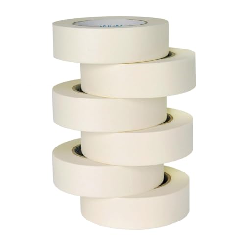 Valuxe Premium Masking Tape 1 Inch X 20 Yards General Purpose Paper Tape For Painting Labeling Marking Gardening Packaging Artworks Schools Office Garage Factory Industrial Uses (6)