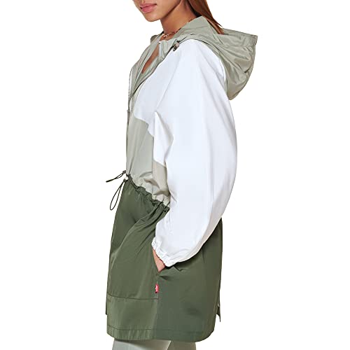 Levi's Women's Oversized Color Block Rain Jacket3