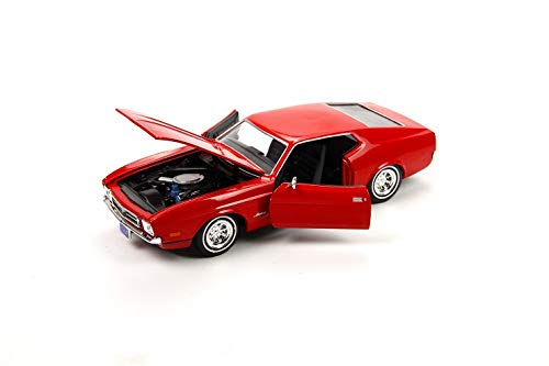 ミニカー 71 Mustang F/C - Plueger & Gyger Mustang Amazon.com: Motormax 1971 Ford Mustang Sportsroof Blue 1/24