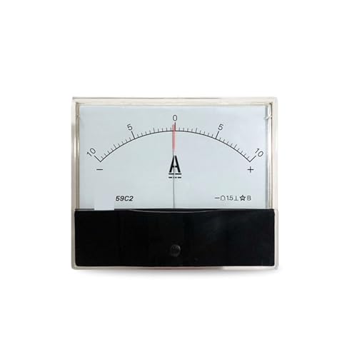 Ampèremètre bidirectionnel 59C2 CC aiguille centrale pour mesure courant continu