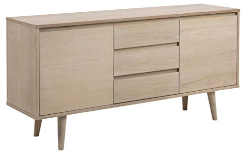 AC Design Furniture Anrichte Pernille, B: 150 x T:40 x H: 75 cm, MDF, Braun