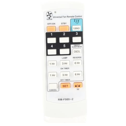 1 x telecomando elettrico universale elettrico durevole telecomando ventilatore ventilatore professionale ABS bianco sostituzione KDK ELMARK ABS caratteristiche stabili per