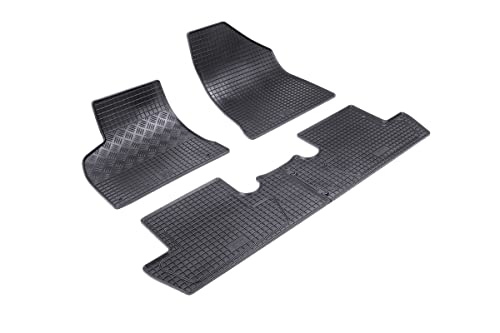 ilTappetoAuto by Fabbri 3 - 902082 - Tapis de Voiture sur Mesure en Caoutchouc Antidérapant et Inodore Compatible avec Peugeot 5008