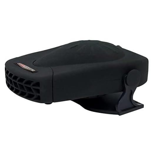RoadPro RPHF590 12-Volt Electric Heater and Cooling Fan with Cigarette Lighter Plug