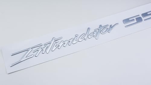 Image of 2Pc Intimidator SS Decal Emblems 3D Domed Badges Sticker Nameplate Replacement for SS (Silver)