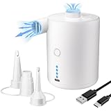Bomba de Aire eléctrica,Inflador Colchon Hinchable,4000mAh Mini Bomba de...
