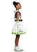 Girl's Pixar Toy Story Buzz Lightyear Costume | Officially Licensed Dress with Gloves and Wings for Halloween Medium