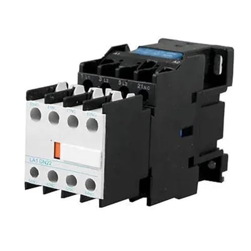 Contacteur AC noir LA1-DN22C 110V 660V Ui pour armoire électrique triphasée