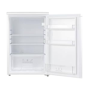 Comfee RCD133WH3(E) Kühlschrank, 131L Kühlschrank ohne Gefrierfach, Inverter-Kompressor, Obst-und Gemüsefach, 84.5cm Hx55.3cm B, 72 kWh pro Jahr, Einstellbare Temperaturregelung, verstellbare Füße