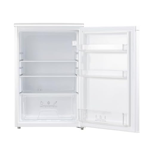 Comfee RCD133WH3(E) Kühlschrank, 131L Kühlschrank ohne Gefrierfach, Inverter-Kompressor, Obst-und Gemüsefach, 84.5cm Hx55.3cm B, 72 kWh pro Jahr, Einstellbare Temperaturregelung, verstellbare Füße