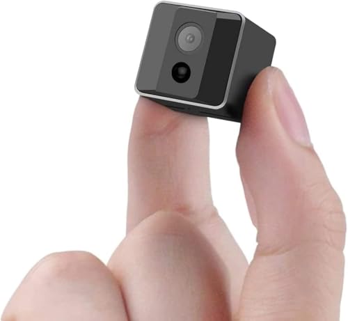 ehomful HD 1080P Portable Small Cam with Night Vision,Wireless Mini Camera Body Cam Surveillance Cameras for Home Security Indoor/Outdoor Small Security Camera No WiFi Needed