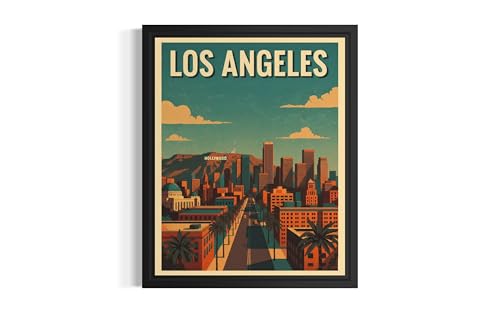 Los Angeles Retro Wall