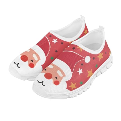 Doojoayie Kids Slip On Sneakers Breathable Running Shoes for Boys Girls Casual Shoes Christmas Outfits
