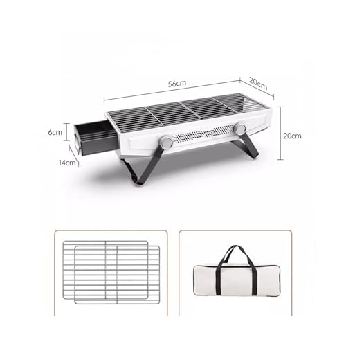 Barbacoa de jardín compacta para camping y terrazas con poco espacio 3