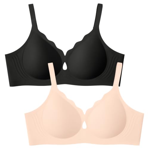 Image of ProKloud Bras for Women No Underwire Wireless Full Coverage Jelly Bras