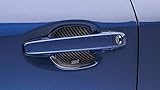 Subaru STi Logo Door Handle Cup Protector Set of 4 Impreza Crosstrek Ascent Carbon Fiber Look - J1210FL500 - Genuine OEM