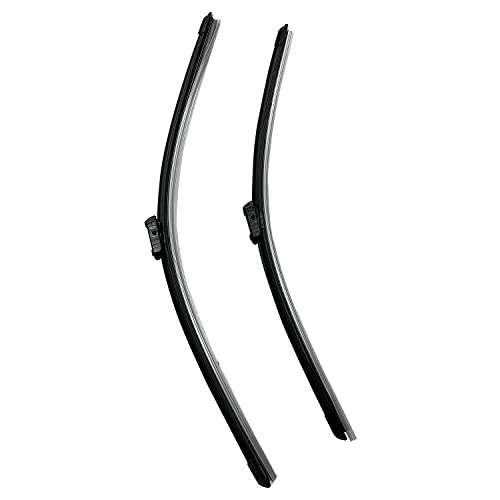 Image of Oshotto Frameless (O.E.M Type) Wiper Blades Compatible with Jaguar XE (26 inch / 18 inch)