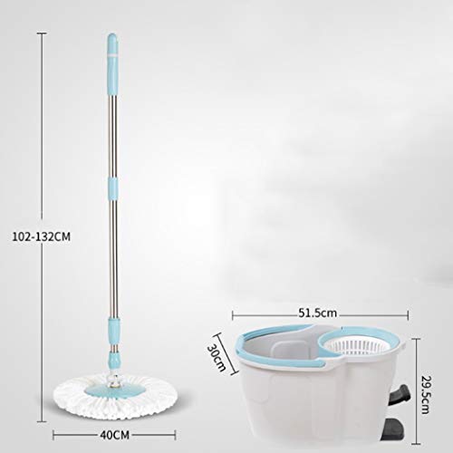 Balai à eau rotatif avec seau à serpillère microfibre - 5