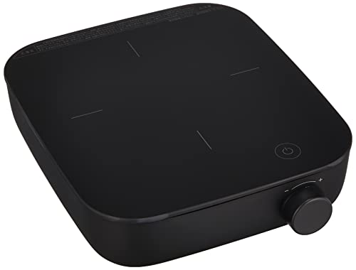 Amazon.co.jp : 無印良品 IHクッキングプレート 黒 幅20.1×奥行き22.6