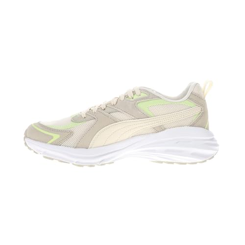 PUMA Womens Hypnotic Ls Lace Up Sneakers Shoes Casual - Green, Off White3