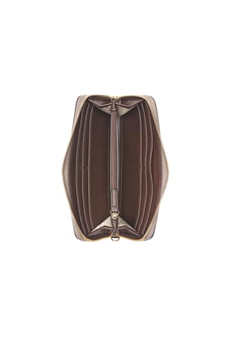Image of Calvin Klein Women's Key Item Saffiano Continental Zip Around Wallet With Wristlet Strap