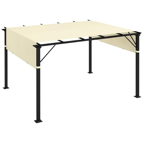 Outsunny Copertura per Pergola Gazebo da 3x3 m, Telo per