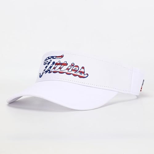 Image of Curves & Clubs Titties Golf Hat - Funny Golf Hat, Titties Hat - Funny American Hat - Men's Gifts (Cotton, White-Black)