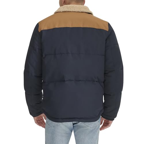 Image of Levi's Men's Woodsman Sherpa Collar Puffer Jacket (Regular and Big & Tall Sizes)