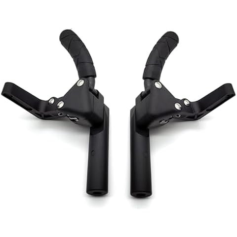 Wheelchair Brake,Wheelchair Composite Pull Locks,Compact Composite Pull to Lock Wheel Locks, TiLite Compact Composite Push to Lock Wheel Lock,Motion Composites Wheelchair Parts (1Pair,Black) Cover