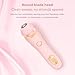 Beauty Bloom Electric Razor for Women, 2 in 1 Wet & Dry Electric Waterproof Razor Shaver, Painless Hair Removal Removable Head for Bikini Leg Arm Underarm Area Trimmer (Pink)