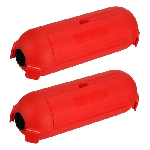 Lot de 2 Boitiers Etanches de Protection XXL IP44, Résistants aux Chocs, Câbles, Fiches