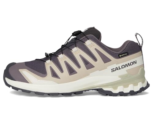 Salomon Salomon Women's XA Pro 3D V9 Gore-TEX Sneaker, Nine Iron/Oxford Tan/Alfalfa, 10