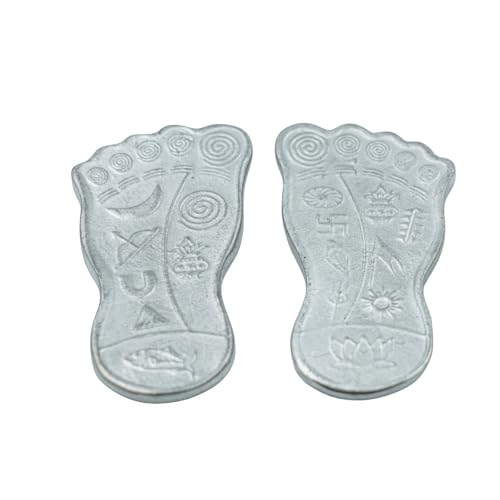 PANDIT NM SHRIMALI Laxmi Charan Paduka Maa Lakshmi Feet Pair for ...