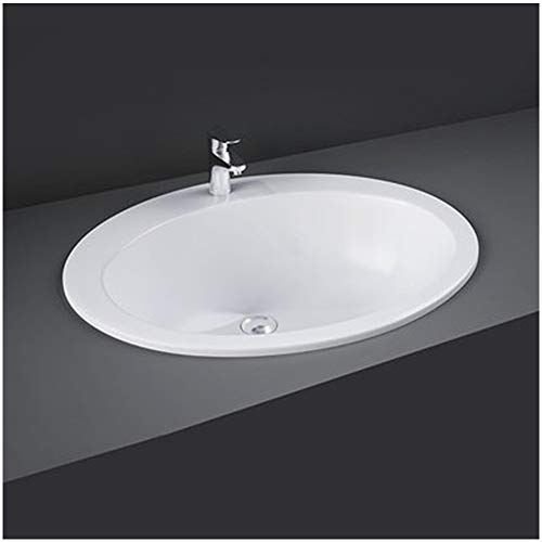 Lavabo Lavabo Vasque à encastrer en céramique Blanche, Taille cm.63,5