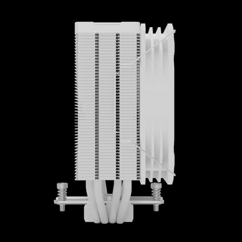 Image of Gamdias Boreas E2-410 WH CPU Air Cooler, 4 Copper Heat Pipes, 120mm Hydraulic Bearing PWM Fan, Support LGA 1700 /1151 /1150 /1155 /1156 /1200 /2011 /2066 /AM5 /AM4