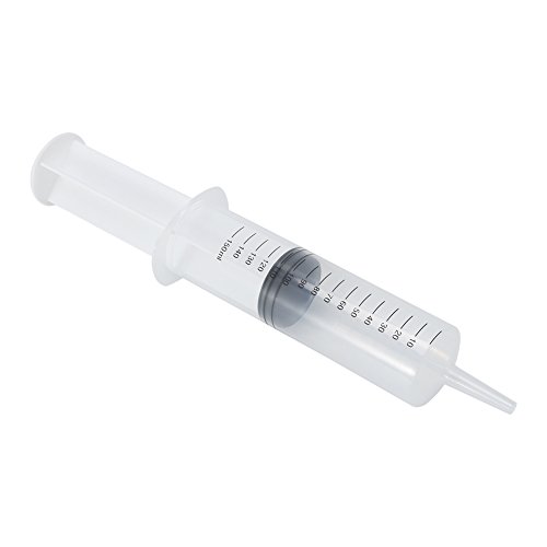 150ml Disposable Plastic Hydroponics Nutrient Measuring Syringe without Hypodermic Needle