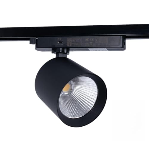 B·LED BARCELONA LED   Proyector LED para carril monofásico CCT   40W   CRI 90   Negro