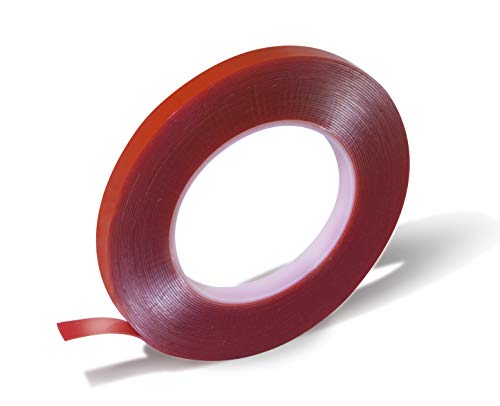 NIBAL Double Sided VHB Acrylic Mounting Tape Waterproof Transparent Adhesive Removable Heavy-Duty Tape for Outdoor or Indoor Cold & Hot Condition Home & Office Clear Repair Sticker (32.8 FT)