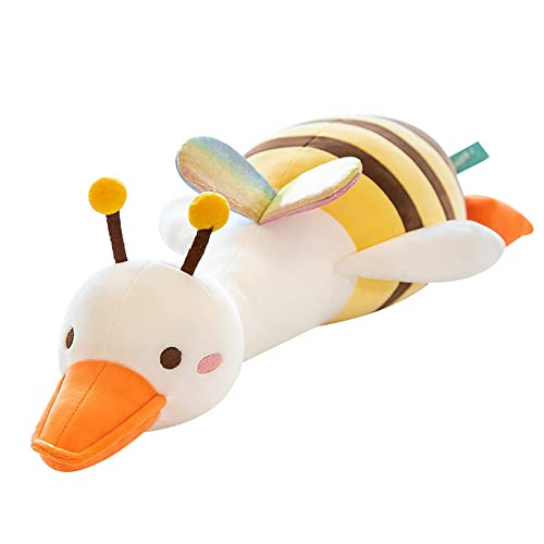 Duck Plush Pillow Stuffed Animal Toy, Cute Giant Goose Plush Duck Stuffed Animal,Super Soft Hugging Pillow For Kids Bedding (Colorful,25.5 In) #TOP1