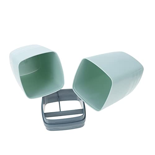 NOLITOY 携帯用歯ブラシホルダー 旅行用歯ブラシケース 歯磨き粉収納ボックス 軽量 コンパクト 滑り止めデザイン 旅行用洗面用具 男女兼用 1個