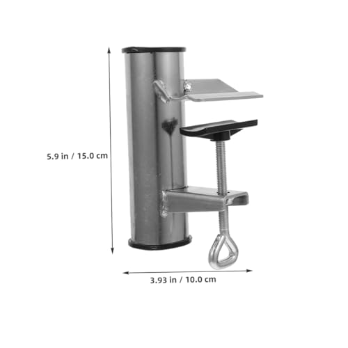 Support de parasol réglable avec pince de fixation stable pour table et cour - 3