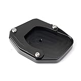 Mueble: Motocicleta molduras Motocicleta Caballete Ampliación Pata de Cabra Fit Placa for BMW R 1200 GS 2007-2012 R1200 ADV 2008 2009 2010 2011 2012 (Color : Black)