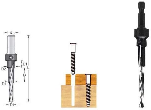 Amana Tool - 55105 Slow Spiral Drill Bit 5mm x 3-7/16 Long
