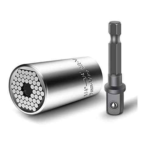 live4gadgets Gift Tools for Men, Universal Socket Wrench,Gifts for Dad from Daughter Son,Christmas Gifts for Men, Father/Dad, DIY Handyman, Husband, Boyfriend, Him, Unique Tools for Men (7-19mm) Cover
