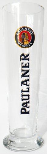 Paulaner – Vasos de cerveza cerveza de flauta 0.5 l, nuevo, top diseño, 6 unidades)