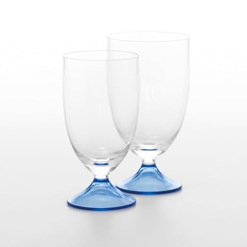 Verres à eau incassables et stables pour éviter la casse sur table