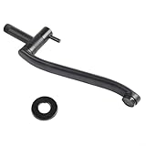 Grifo de fregadero de cocina de agua fría montado en la pared, grifo giratorio de acero inoxidable 304 para fregona o limpieza al aire libre, ahorro de espacio de una sola manija (31 cm)